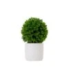 10" Artificial Boxwood Topiary Plant With Decorative Planter -Artificial Flowers Sale artificial 10 artificial boxwood topiary plant with decorative planter plant in planter nearly natural 819633