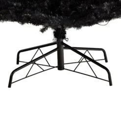 10’ Black Artificial Christmas Tree With 950 Clear LED Lights And 3056 Tips -Artificial Flowers Sale artificial 10 black artificial christmas tree with 950 clear led lights and 3056 tips nearly natural 409106