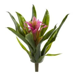 10” Bromeliad Artificial Flower (Set Of 6)