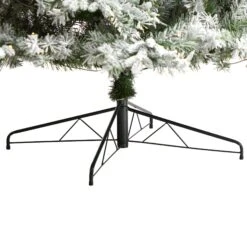 10' Flocked Vermont Mixed Pine Christmas Tree With 800 LED Lights And 2200 Bendable Branches -Artificial Flowers Sale artificial 10 flocked vermont mixed pine christmas tree with 800 led lights and 2200 bendable branches nearly natural 772466