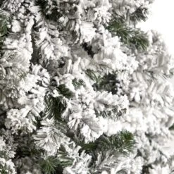 10' Flocked West Virginia Fir Artificial Christmas Tree With 1680 Bendable Branches -Artificial Flowers Sale artificial 10 flocked west virginia fir artificial christmas tree with 1680 bendable branches nearly natural 784068