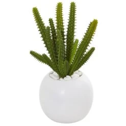 10” Mix Succulent Artificial Plant In White Planter (Set Of 3) -Artificial Flowers Sale artificial 10 mix succulent artificial plant in white planter set of 3 nearly natural 140423
