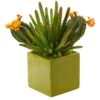 10” Mixed Succulent Artificial Plant In Green Planter -Artificial Flowers Sale artificial 10 mixed succulent artificial plant in green planter nearly natural 988985