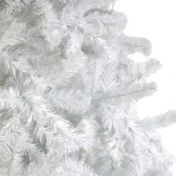 10' White Artificial Christmas Tree With 2200 Bendable Branches And 800 LED Lights -Artificial Flowers Sale artificial 10 white artificial christmas tree with 2200 bendable branches and 800 led lights nearly natural 687744