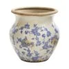 10.5” Tuscan Ceramic Blue Scroll Urn Vase -Artificial Flowers Sale artificial 105 tuscan ceramic blue scroll urn vase nearly natural 622556