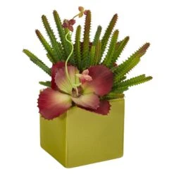 11” Succulent Artificial Plant In Green Planter 7 11” Succulent Artificial Plant In Green Planter -Artificial Flowers Sale artificial 11 succulent artificial plant in green planter nearly natural 561851