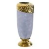 11.5” Regal Stone Vase With Gold Accents -Artificial Flowers Sale artificial 115 regal stone vase with gold accents nearly natural 953531