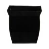 11.75” Fluted Metal Square Planter -Artificial Flowers Sale artificial 1175 fluted metal square planter nearly natural black 110764