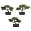 12" Bonsai Silk Plant Collection (Set Of 3)" -Artificial Flowers Sale artificial 12 bonsai silk plant collection set of 3 nearly natural 718190