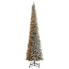 12’ Flocked Pencil Artificial Christmas Tree With 1000 Clear Lights And 1819 Bendable Branches -Artificial Flowers Sale artificial 12 flocked pencil artificial christmas tree with 1000 clear lights and 1819 bendable branches nearly natural 538465