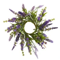 12'' Lavender Arrangement And 14” Lavender Wreath (Set Of 2) -Artificial Flowers Sale artificial 12 lavender arrangement and 14 lavender wreath set of 2 nearly natural 476764