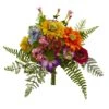 13” Artificial Mixed Flowers Bush (Set Of 2) -Artificial Flowers Sale artificial 13 mixed flowers artificial bush set of 2 nearly natural 573759