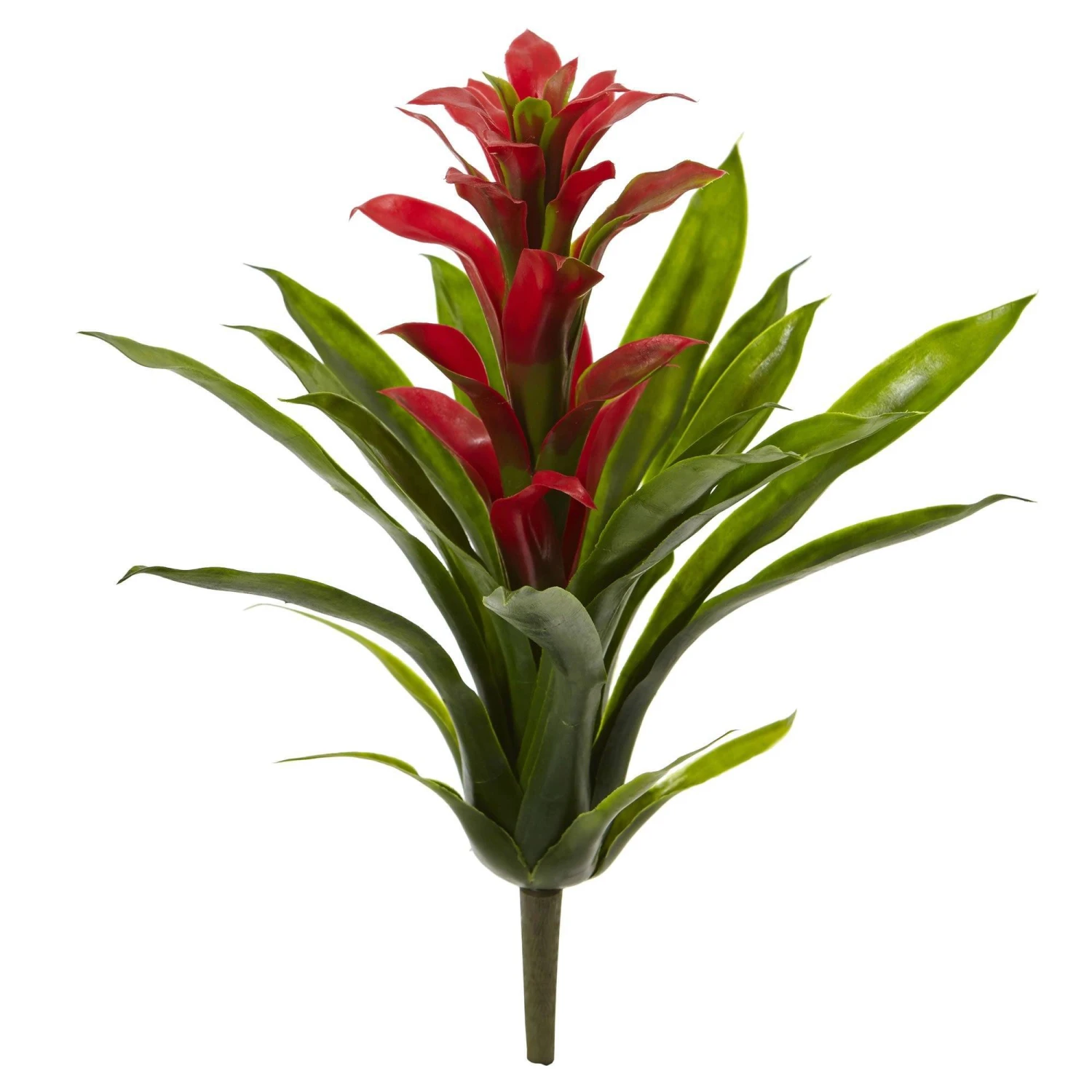 15” Artificial Bromeliad Flower (Set Of 4) 5 15” Artificial Bromeliad Flower (Set Of 4) - Image 3