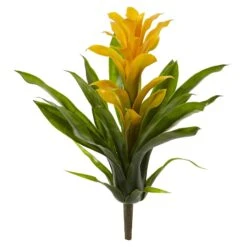 15” Artificial Bromeliad Flower (Set Of 4) 14 15” Artificial Bromeliad Flower (Set Of 4) -Artificial Flowers Sale artificial 15 bromeliad artificial flower set of 4 nearly natural yellow 728668