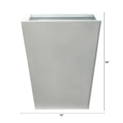 15” Classic Square Metal Planter -Artificial Flowers Sale artificial 15 classic square metal planter nearly natural 748385