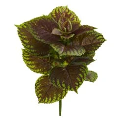 16” Coleus Bush Artificial Plant (Real Touch) (Set Of 8)