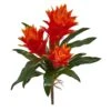 16” Triple Bromeliad Artificial Flower (Set Of 6) -Artificial Flowers Sale artificial 16 double bromeliad artificial flower set of 6 nearly natural 963629