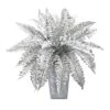 16” Metallic Silver Boston Fern Artificial Plant In Embossed White Planter 2 16” Metallic Silver Boston Fern Artificial Plant In Embossed White Planter -Artificial Flowers Sale artificial 16 metallic silver boston fern artificial plant in embossed white planter nearly natural 372695