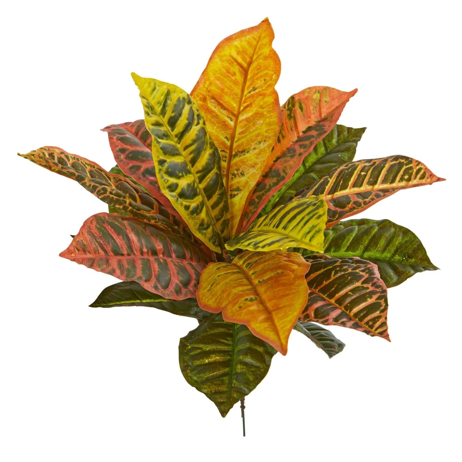 17” Garden Croton Artificial Plant (Real Touch) (Set Of 6) 3 17” Garden Croton Artificial Plant (Real Touch) (Set Of 6)