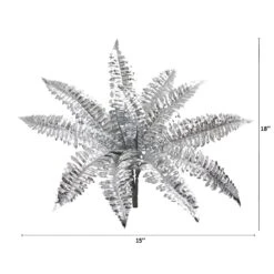 18” Metallic Boston Fern Artificial Plant (Set Of 12) 8 18” Metallic Boston Fern Artificial Plant (Set Of 12) -Artificial Flowers Sale artificial 18 metallic boston fern artificial plant set of 12 nearly natural 247204