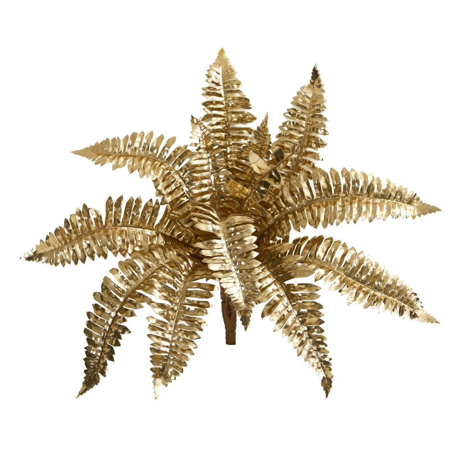 18” Metallic Boston Fern Artificial Plant (Set Of 12) 6 18” Metallic Boston Fern Artificial Plant (Set Of 12) - Image 4