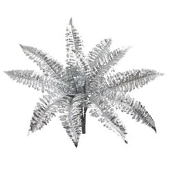 18” Metallic Boston Fern Artificial Plant (Set Of 12)