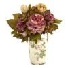 18” Peony Artificial Arrangement In Floral Pitcher 1 18” Peony Artificial Arrangement In Floral Pitcher -Artificial Flowers Sale artificial 18 peony artificial arrangement in floral pitcher nearly natural 644045