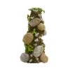 18” Succulent Rock Column
