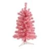 2’ Pink Artificial Christmas Tree With 35 LED Lights And 72 Bendable Branches -Artificial Flowers Sale artificial 2 pink artificial christmas tree with 35 led lights and 72 bendable branches nearly natural 549968