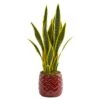 2’ Sansevieria Artificial Plant In Red Planter 1 2’ Sansevieria Artificial Plant In Red Planter -Artificial Flowers Sale artificial 2 sansevieria artificial plant in red planter nearly natural 855037