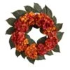 20” Autumn Hydrangea Artificial Wreath 2 20” Autumn Hydrangea Artificial Wreath -Artificial Flowers Sale artificial 20 autumn hydrangea artificial wreath nearly natural 841851