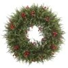 20” Cedar Berry Wreath 2 20” Cedar Berry Wreath -Artificial Flowers Sale artificial 20 cedar berry wreath nearly natural 986042