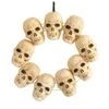 20” Halloween Skull Wreath With Lighted Eyes -Artificial Flowers Sale artificial 20 halloween skull wreath with lighted eyes nearly natural 227689