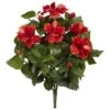 20” Hibiscus Artificial Plant (Set Of 4) -Artificial Flowers Sale artificial 20 hibiscus artificial plant set of 4 nearly natural 792798