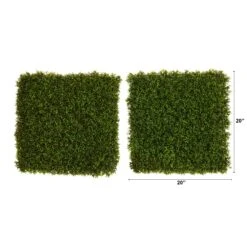 20” Mini Pordocarpus Artificial Wall Mat (Indoor/Outdoor) (Set Of 2) -Artificial Flowers Sale artificial 20 mini pordocarpus artificial wall mat indooroutdoor set of 2 nearly natural 333020