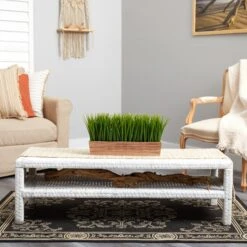 20” Vanilla Grass Artificial Plant In Decorative Planter -Artificial Flowers Sale artificial 20 vanilla grass artificial plant in decorative planter nearly natural 908143