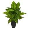 21” Dieffenbachia Artificial Plant In Black Planter -Artificial Flowers Sale artificial 21 dieffenbachia artificial plant in black planter nearly natural 829200