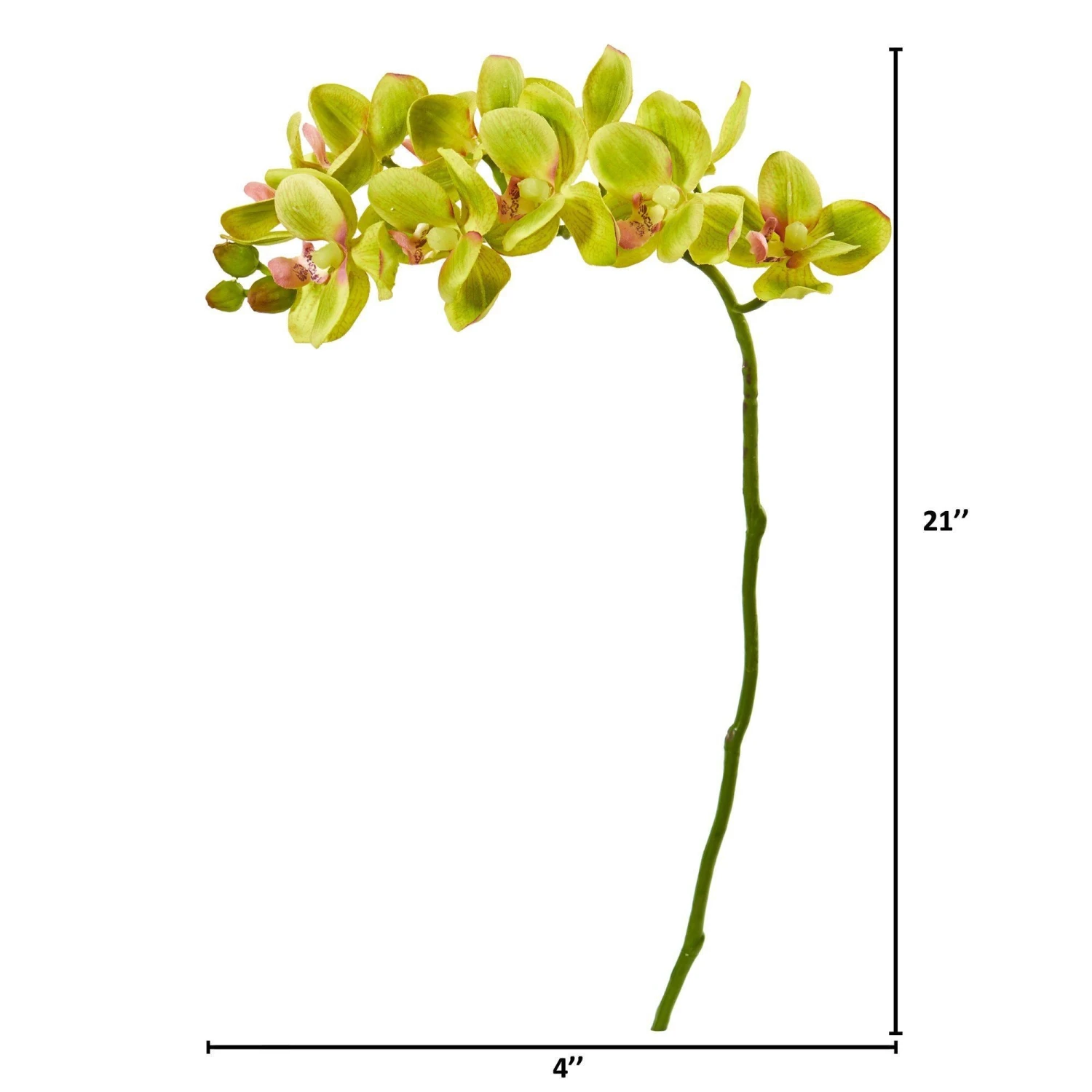 21” Artificial Phalaenopsis Orchid Flower (Set Of 6) 4 21” Artificial Phalaenopsis Orchid Flower (Set Of 6) - Image 2