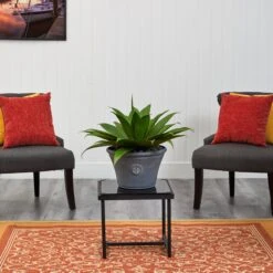 22” Agave Succulent Artificial Plant In Gray Planter 8 22” Agave Succulent Artificial Plant In Gray Planter -Artificial Flowers Sale artificial 22 agave succulent artificial plant in gray planter nearly natural 420581