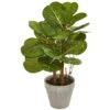 22” Fiddle Leaf Artificial Plant -Artificial Flowers Sale artificial 22 fiddle leaf artificial plant nearly natural 420963