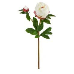 22” Peony Artificial Flower (Set Of 3) 13 22” Peony Artificial Flower (Set Of 3) -Artificial Flowers Sale artificial 22 peony artificial flower set of 3 nearly natural white 179731
