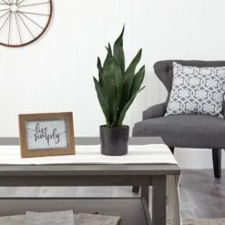 22” Sansevieria Artificial Plant -Artificial Flowers Sale artificial 22 sansevieria artificial plant nearly natural 247830