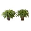 23” Artificial Boston Fern Plant With Tapered Bronze Square Metal Planter DIY KIT - Set Of 2 -Artificial Flowers Sale artificial 23 artificial boston fern plant with tapered bronze square metal planter diy kit set of 2 plant in planter nearly natural 996852