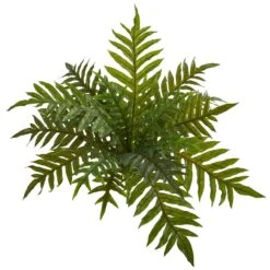 23” Hares Foot Fern Bush Artificial Plant (Set Of 3) (Real Touch)