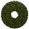 24” Boxwood Artificial Wreath -Artificial Flowers Sale artificial 24 boxwood artificial wreath nearly natural 605333