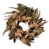 24" Feather And Berry Wreath" 1 24" Feather And Berry Wreath" -Artificial Flowers Sale artificial 24 feather and berry wreath nearly natural 110345