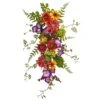 24" Garden Flower Teardrop" -Artificial Flowers Sale artificial 24 garden flower teardrop nearly natural 558291