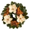 24” Magnolia Artificial Wreath 2 24” Magnolia Artificial Wreath -Artificial Flowers Sale artificial 24 magnolia artificial wreath nearly natural 615748