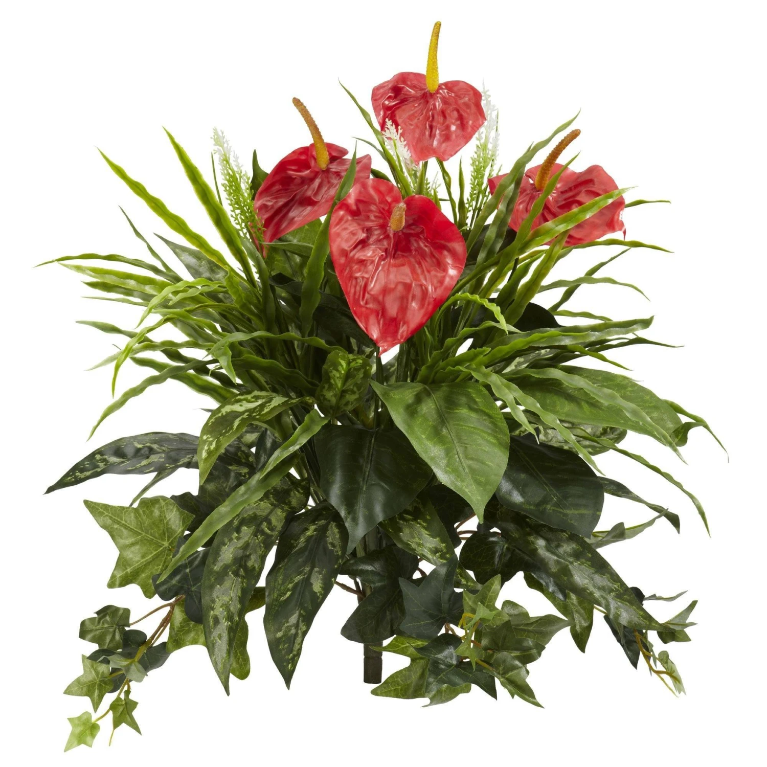 24” Mixed Anthurium Artificial Plant (Set Of 2) 3 24” Mixed Anthurium Artificial Plant (Set Of 2)