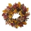 24” Oak Leaf, Acorn & Pine Wreath 2 24” Oak Leaf, Acorn & Pine Wreath -Artificial Flowers Sale artificial 24 oak leaf acorn pine wreath nearly natural 319936
